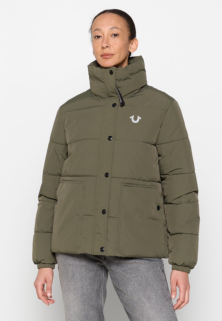 True Religion Winterjas kaki True Religion Winterjas kaki