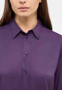 Eterna VISCOSE SHIRT - REGULAR FIT - Button-down blouse - plum