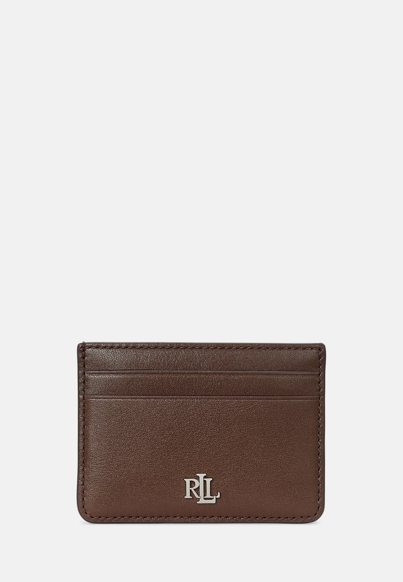 Lauren Ralph Lauren LEATHER CARD CASE - Portofel - dark mahogany