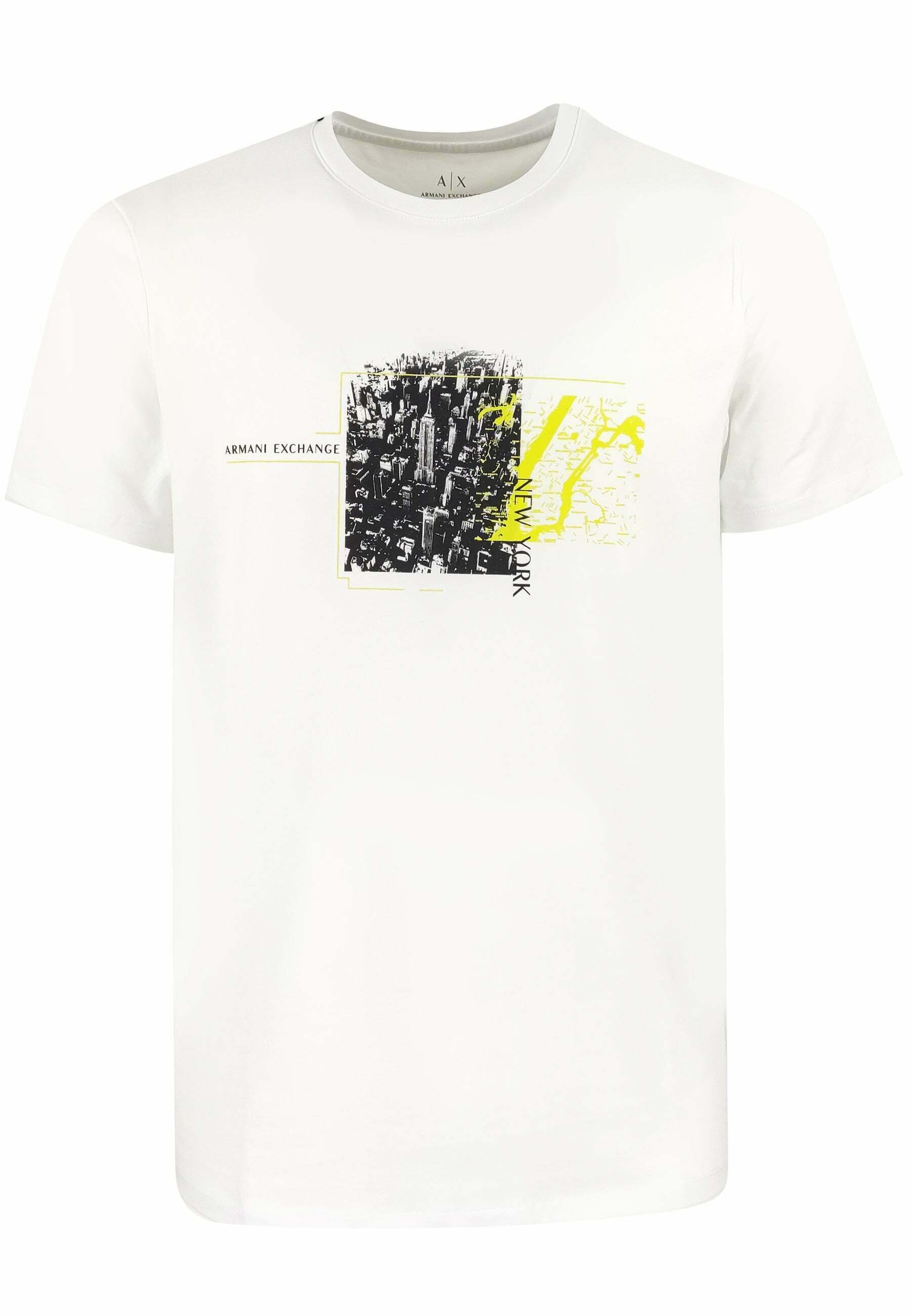 Emporio Armani EXCHANGE IN CON STAMPA LOG - T-shirt con stampa - bianco -  Zalando.it