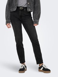 ONLY Tiesaus kirpimo džinsai - black denim