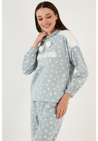 LELA REGULAR FIT SET - Komplet pidžame - mint