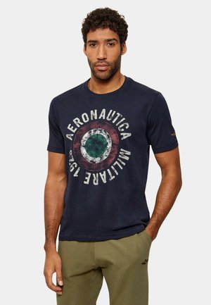 ESSENTIAL - T-shirt con stampa - blu