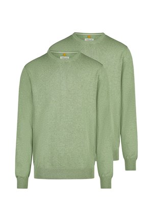 2 PACK - Striktrøje - grün
