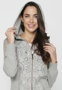 Koroshi Felpa con zip - gris claro vigoré light grey vigoré