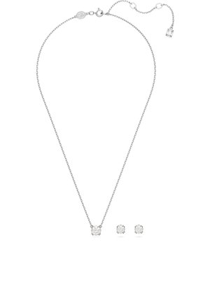 STILLA ROUND CUT SET - Ohrringe - silver-coloured