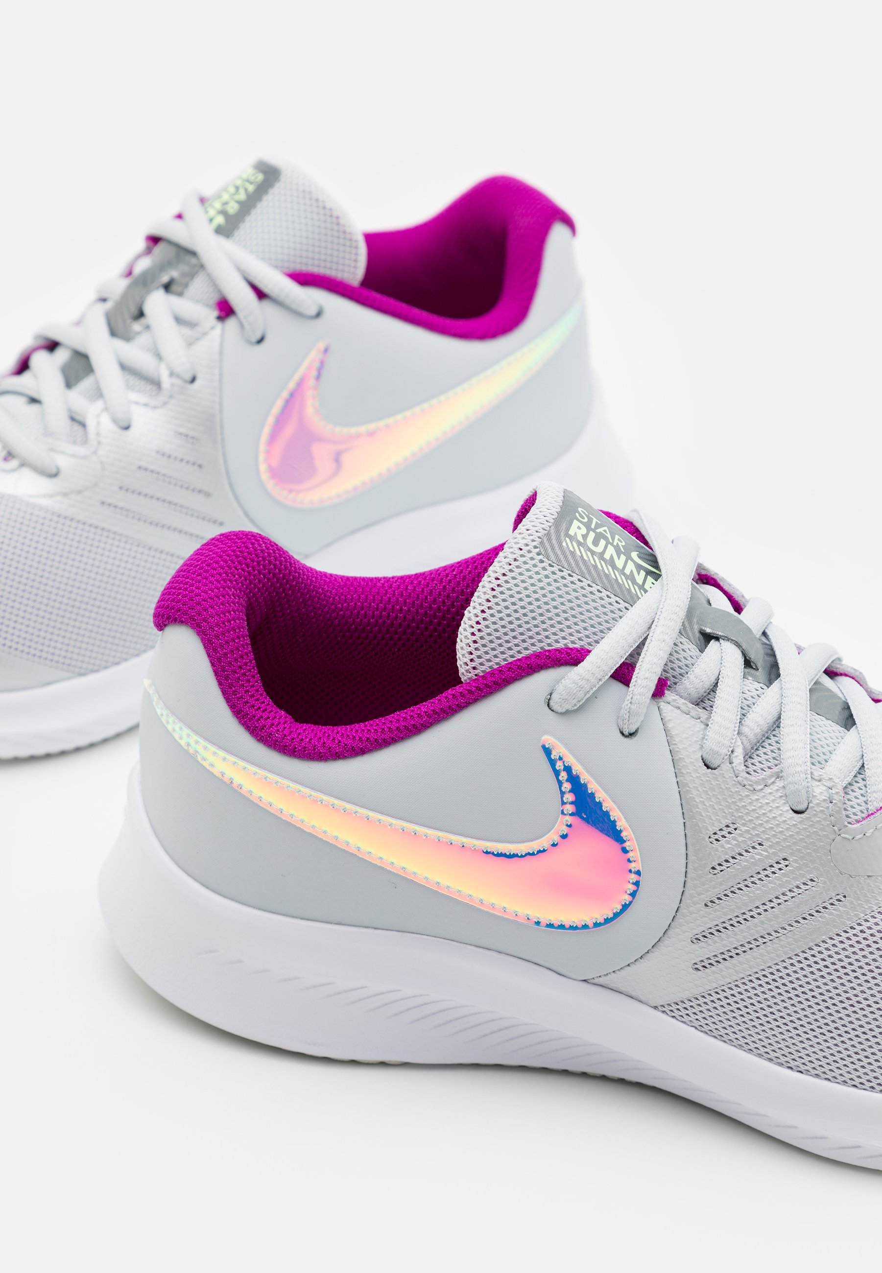 Nike Performance STAR RUNNER 2 POWER UNISEX - Hardloopschoenen neutraal -  grey/Grijs - Zalando.nl