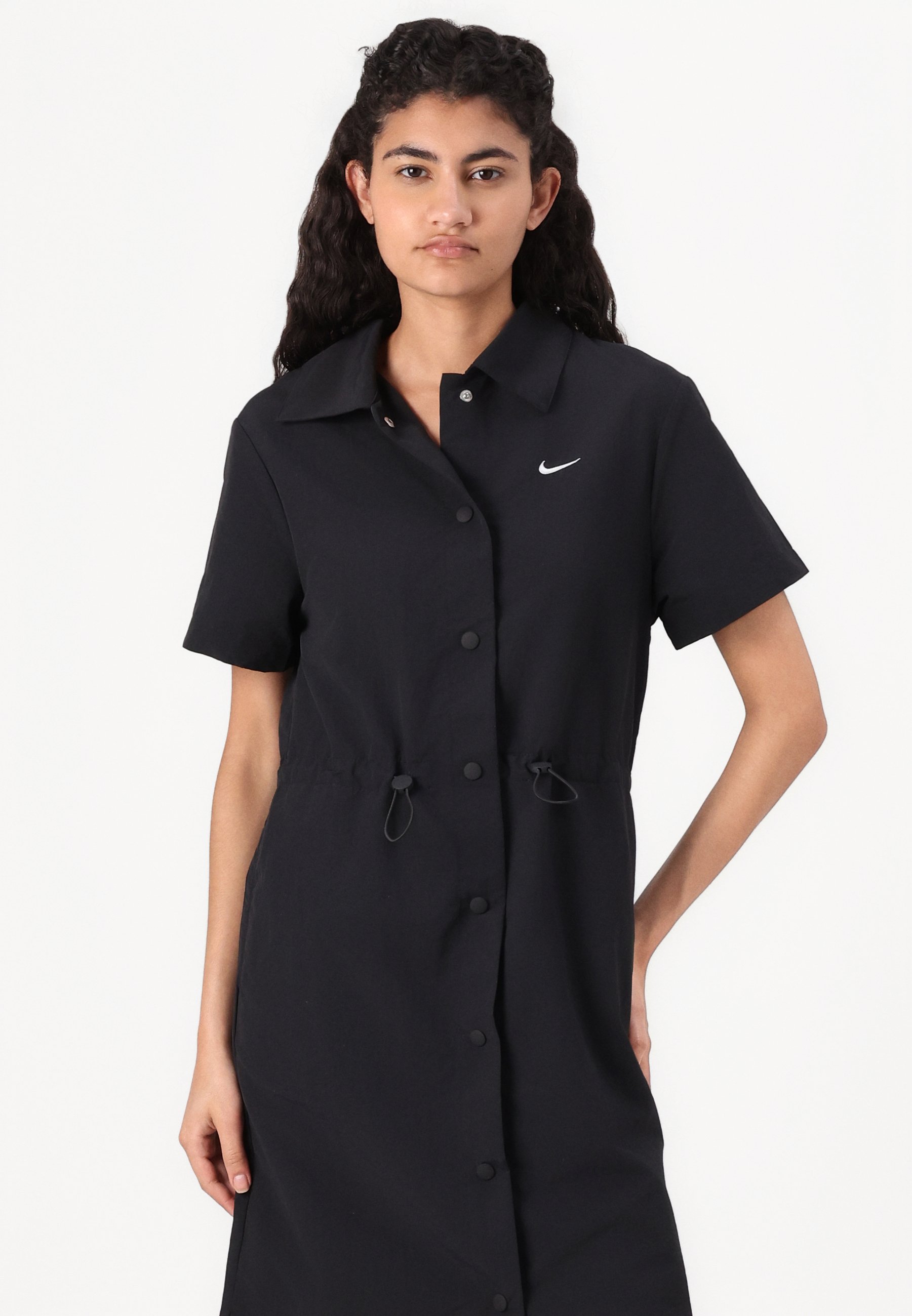 nike shirt dress black