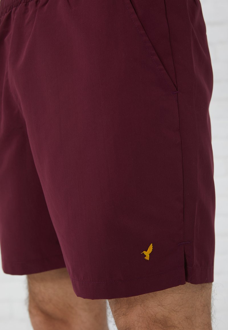 Bermuda Homme Ceinture Semi-Elastiquée Bordeaux