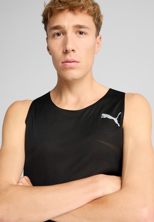 PUMA RACEDAY ULTRASPUN SINGLET - Top black — photo 2