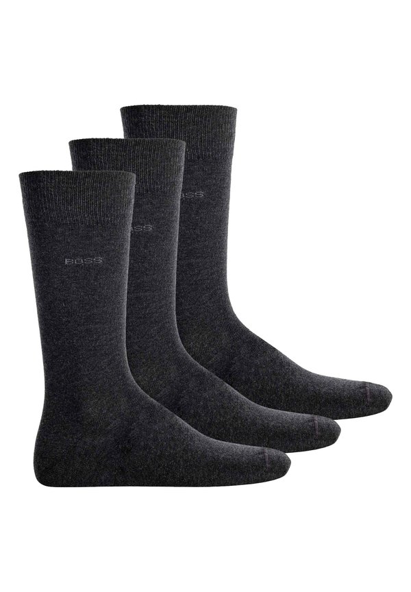 3ER PACK - FINEST - Socken - dunkelgrau