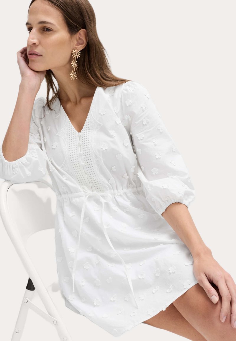 marks and spencer embroidered dress Marks and Spencer's embroidered midi dress is simply stunning