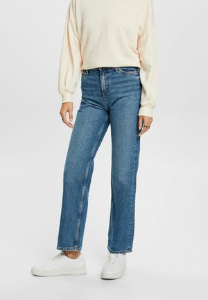 Straight leg jeans - blue denim