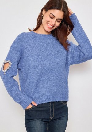 Pullover - bleu