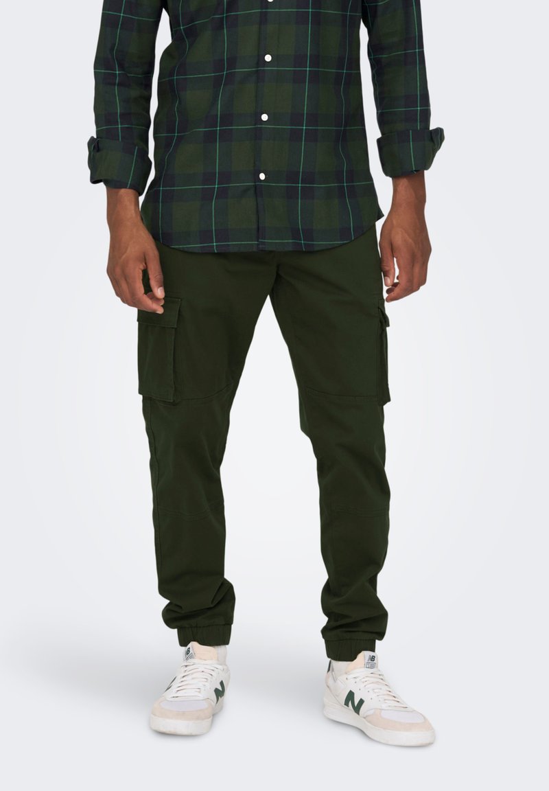 Only & Sons Men's Cargo Trousers Onscam Stage Cargo Cuff Life 6687 Noos, Crockery