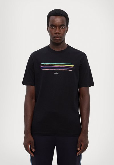 PS Paul Smith REGULAR FIT - T-shirt imprimé - black