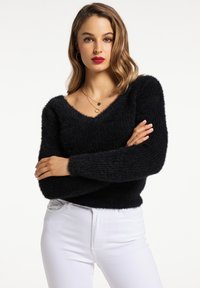 faina FAINA MINYA - Strickpullover - schwarz