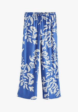 Next TIE WAIST PETITE - Püksid - blue white print