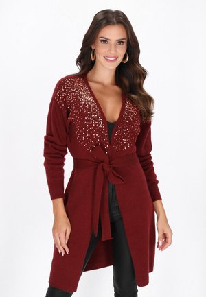 Kardigán - burgundy