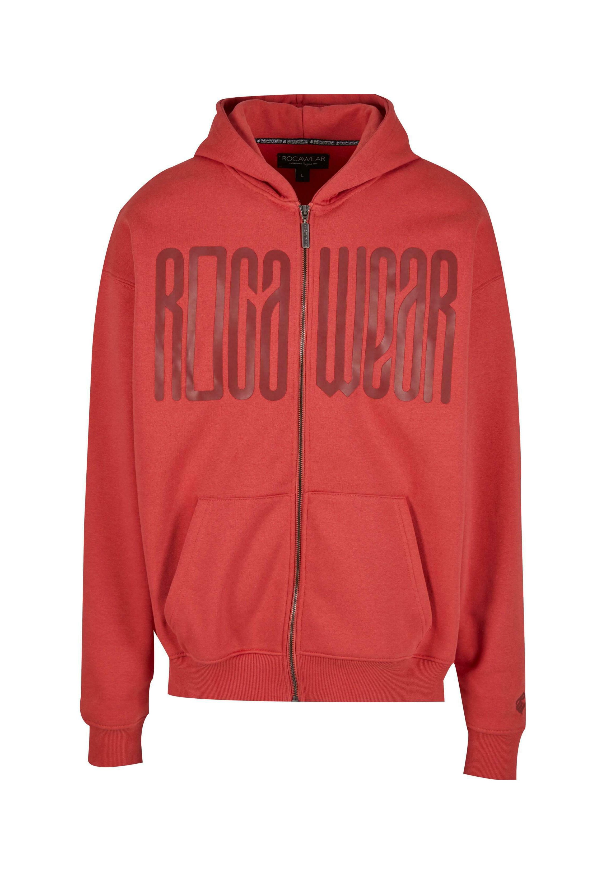 トップス Rocawear Rocawear CHILI - Zip-up sweatshirt - red - Zalando