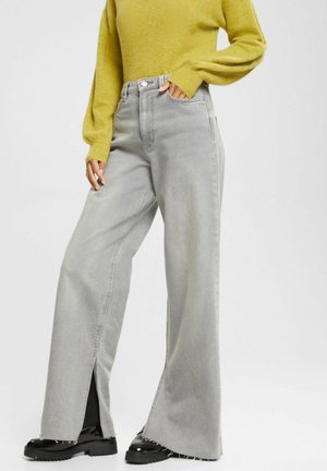 Flared Jeans - grey medium washed