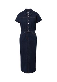 Abito Donna Comma In Crepe Fluente | Scollo A V E Manica Lunga | Vestibilità Normale Con Cerniera