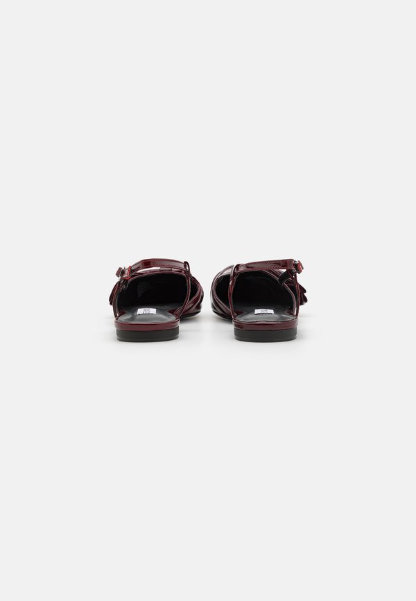 DAZZLED - Slingback ballet pumps - wine2