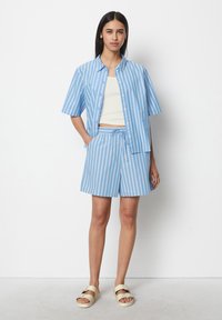 Marc O'Polo DENIM Nööpidega pluus - medium blue multi