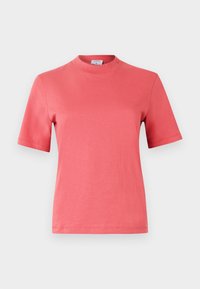 MOCK NECK TEE - Paprasti marškinėliai - light rasp