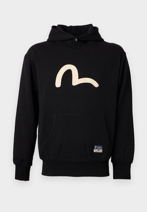 Evisu, SEAGULL PRINTED HOODIE RELAX FIT - Sweat à capuche - black