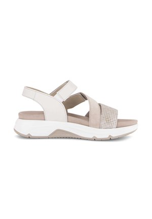 Wedge sandals - beige oasi offwhite