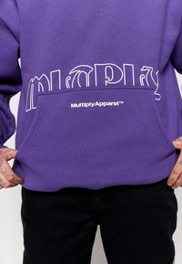 Multiply Apparel Felpa con cappuccio - purple