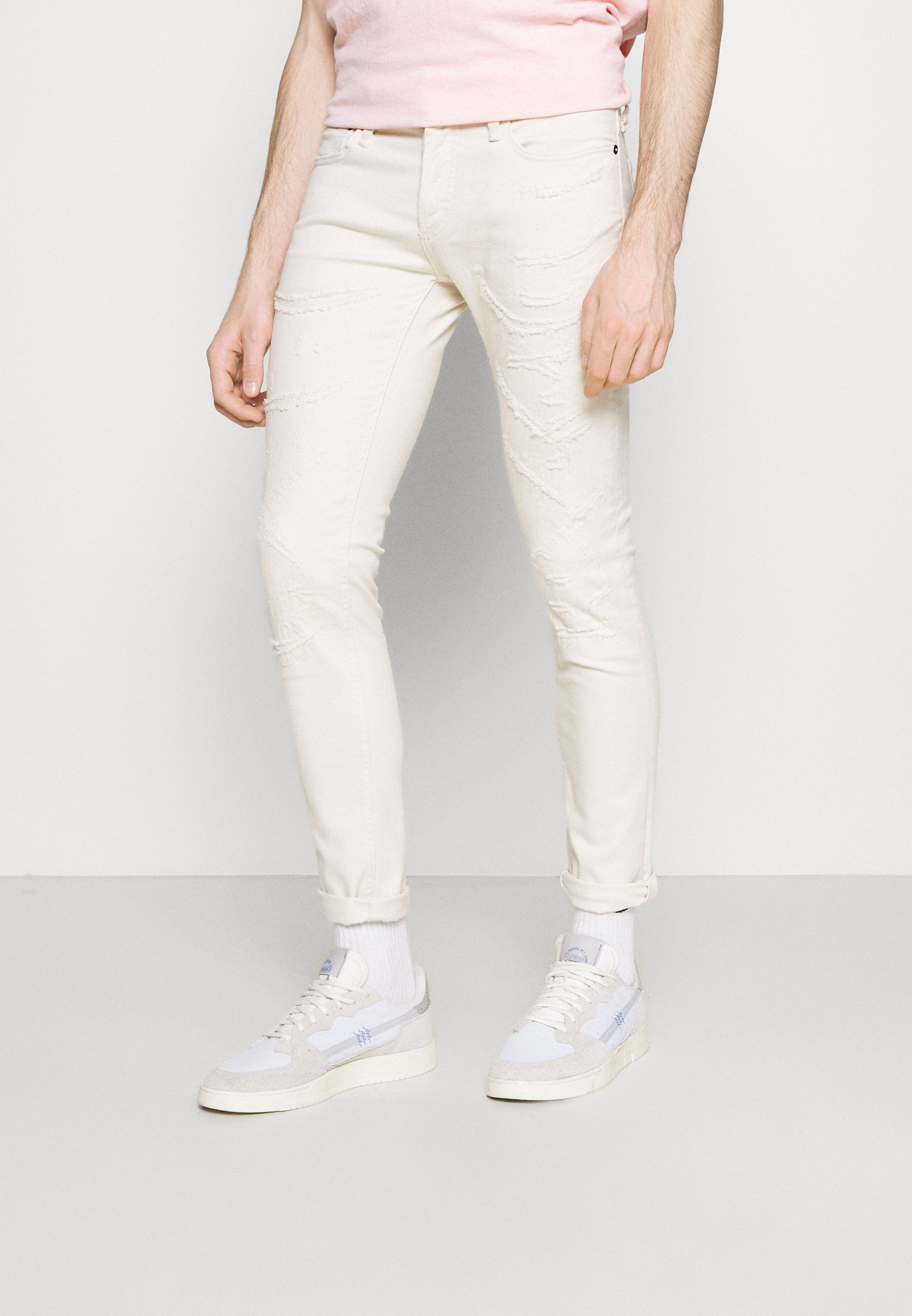 Denham BOLT - Jeans Skinny Fit - ecru 
