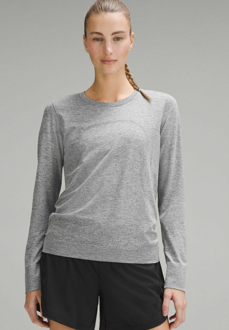 lululemon - SWIFTLY RELAXED  - Långärmad tröja - slate white, Förstora