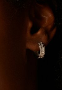 Lucardi STATEMENT - Oorbellen - silver white