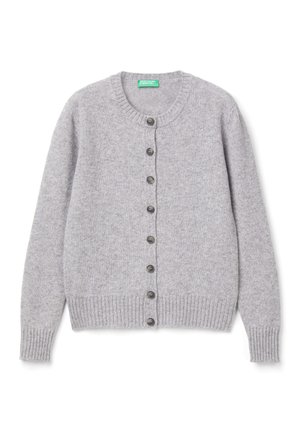 United Colors of Benetton IN PURE SHETLAND - Kardigan - grey