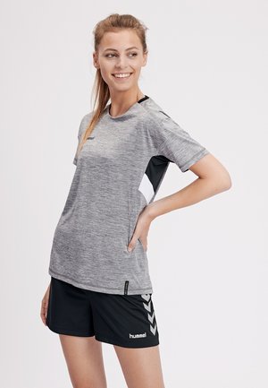 TECH MOVE - T-shirt imprimé - grey melange