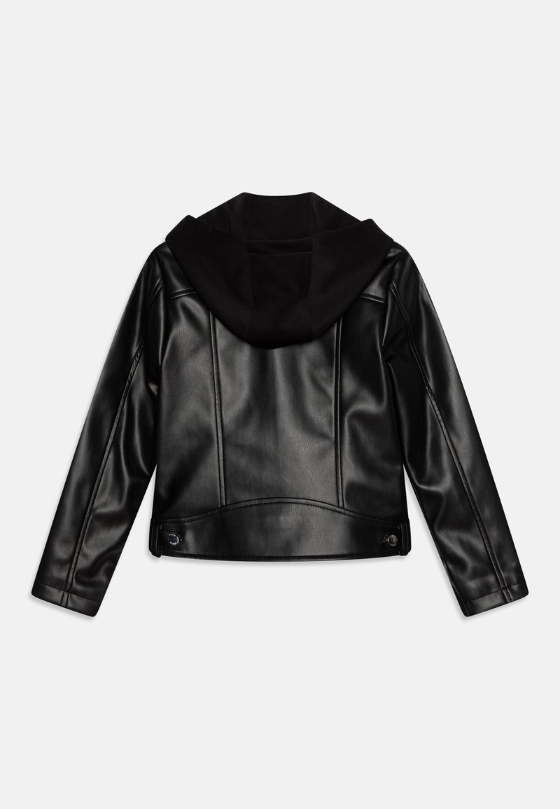 Leather Coat Cole Women's Brown Removable Hood Bomber Leather