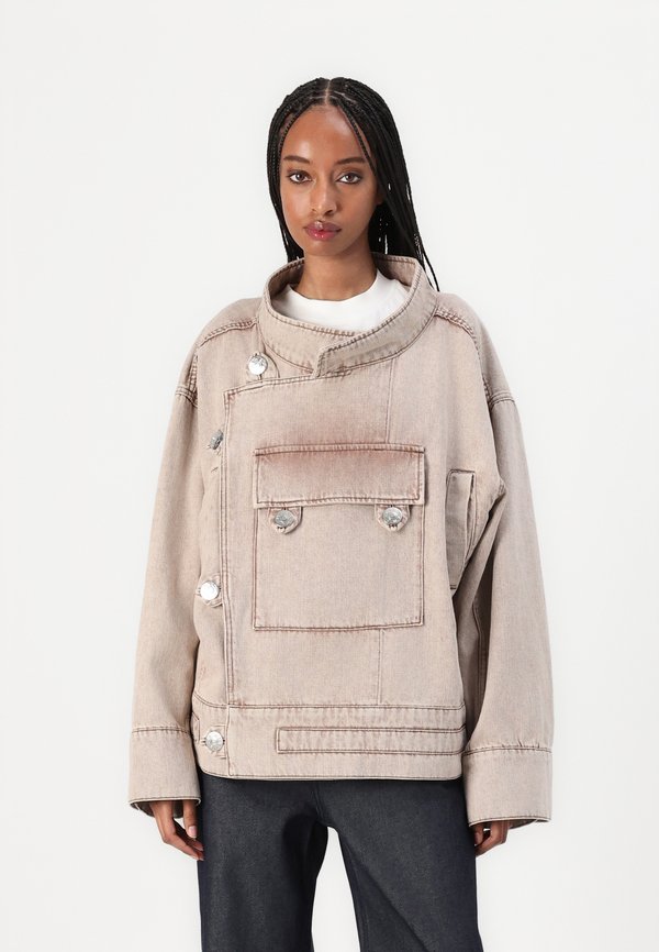 HERA UTILITY JACKET - Denim jacket - sand