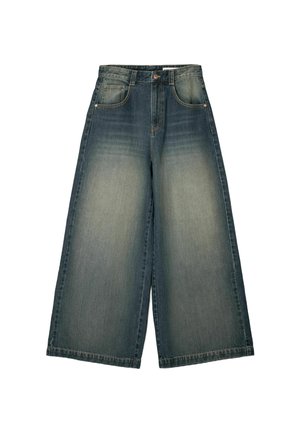 Bershka Flared-farkut - green