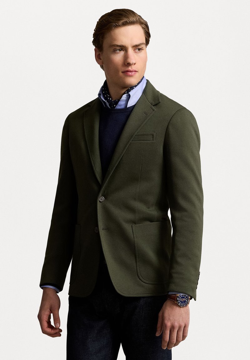Polo Ralph Lauren POLO SOFT MODERN DOUBLE KNIT JACKET - Bleiserjakk - estate olive