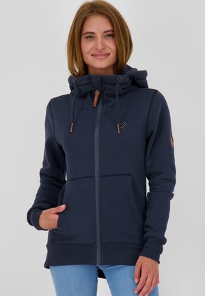Zip-up sweatshirt - marine