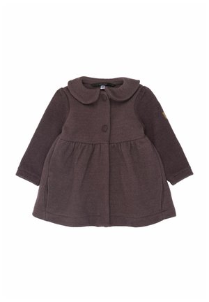 COMBED FRILL - Kardigán - raisin