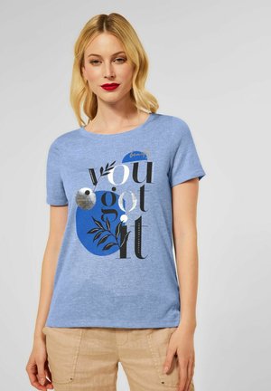 MIT PART - Print T-shirt - blau
