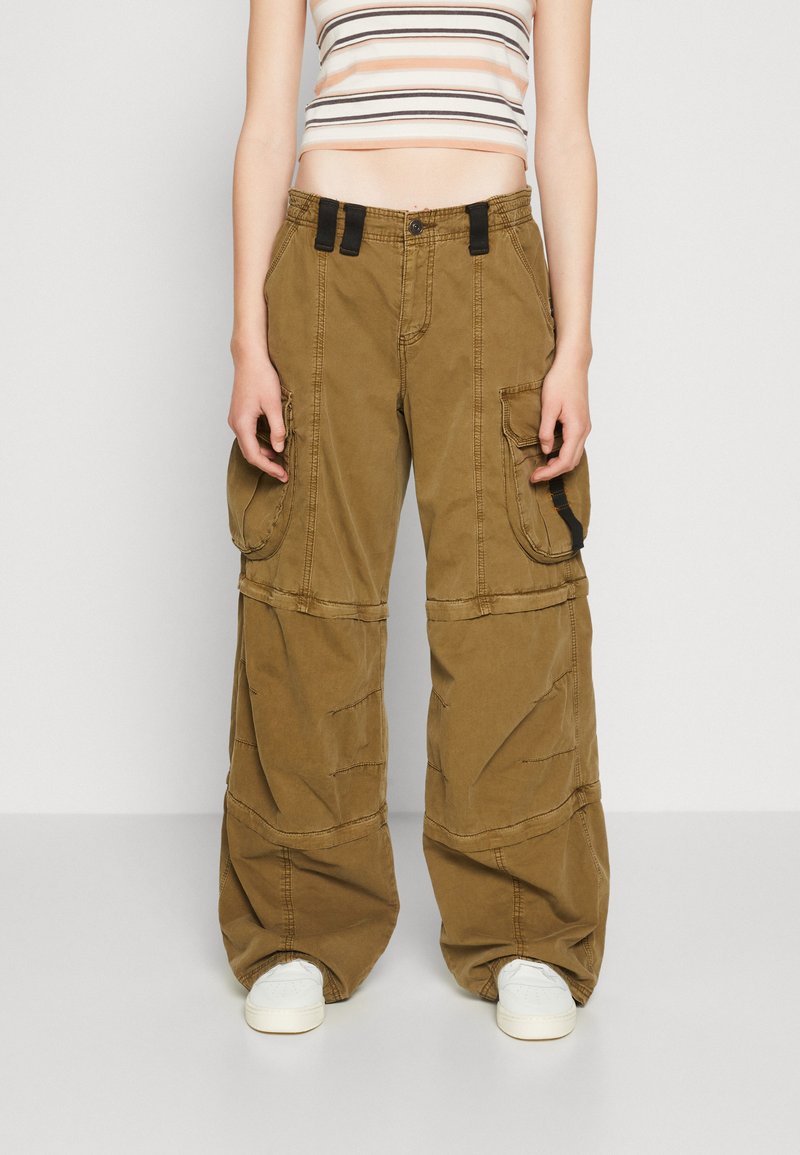 BDG Urban Outfitters ZIP OFF Cargo trousers khaki Zalando.de