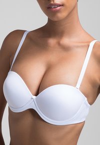 Creaciones Selene CARLOTA - Sujetador sin tirantes/multiescote - blanco