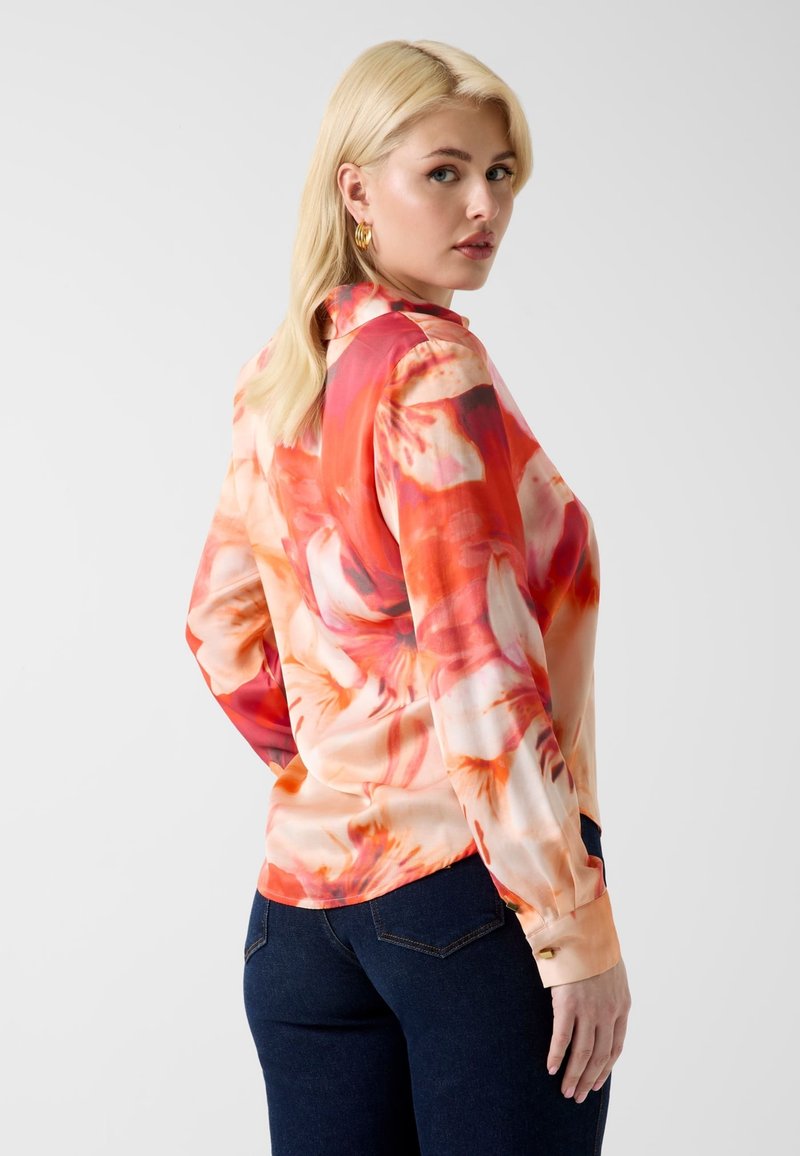 Chemisier à Fleurs Guess By Marciano - Taille S - Manches Longues - Col V - Neuf Avec étiquettes