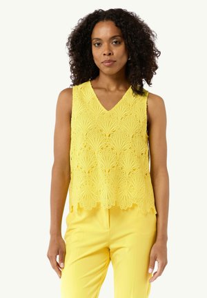 ÄRMELLOSES - Camicetta - gelb