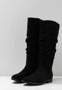 Pier One Wide Fit Botas - black