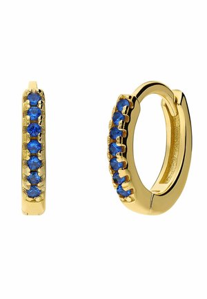 MODERN BASIC - Earrings - gold-coloured blue
